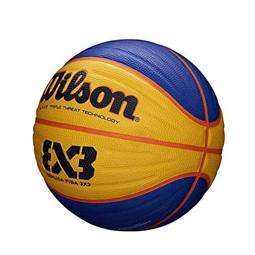 Wilson Unisex Adult FIBA 3X3 Replica Rubber Basketball, 6 (EU), Orange