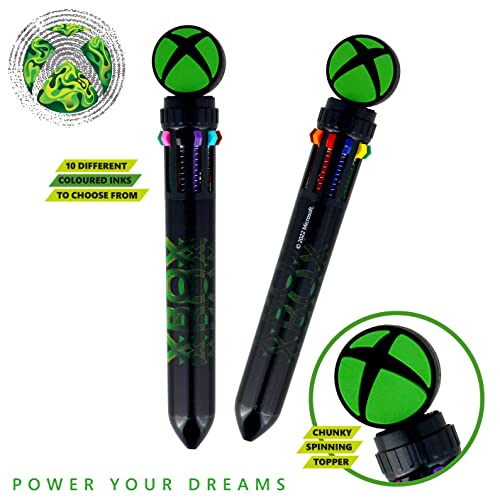 Xbox Multi Colour Pen | Writing Pens | Novelty Pen | Coloured Pens | Colouring Pens | Stationery Supplies | Xbox Stationery