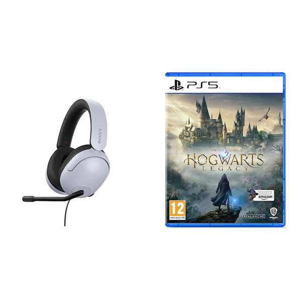 Sony INZONE H3 Gaming Headset - 360 Spatial Sound for Gaming - Boom microphone - PC/PlayStation5 & Hogwarts Legacy PS5 (Amazon Exclusive)