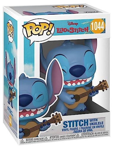 Funko Pop! Disney: Stitch With Ukulele - Lilo and Stitch - Collectable Vinyl Figure - Gift Idea - Official Merchandise - Toys for Kids & Adults - Movies Fans - Model Figure for Collectors and Display