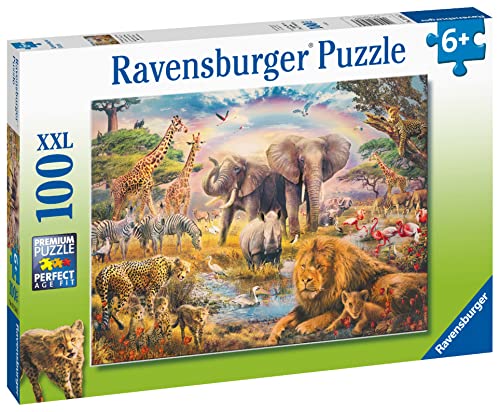 Ravensburger African Safari 100 Piece Jigsaw Puzzle for Kids Age 6 Years Up