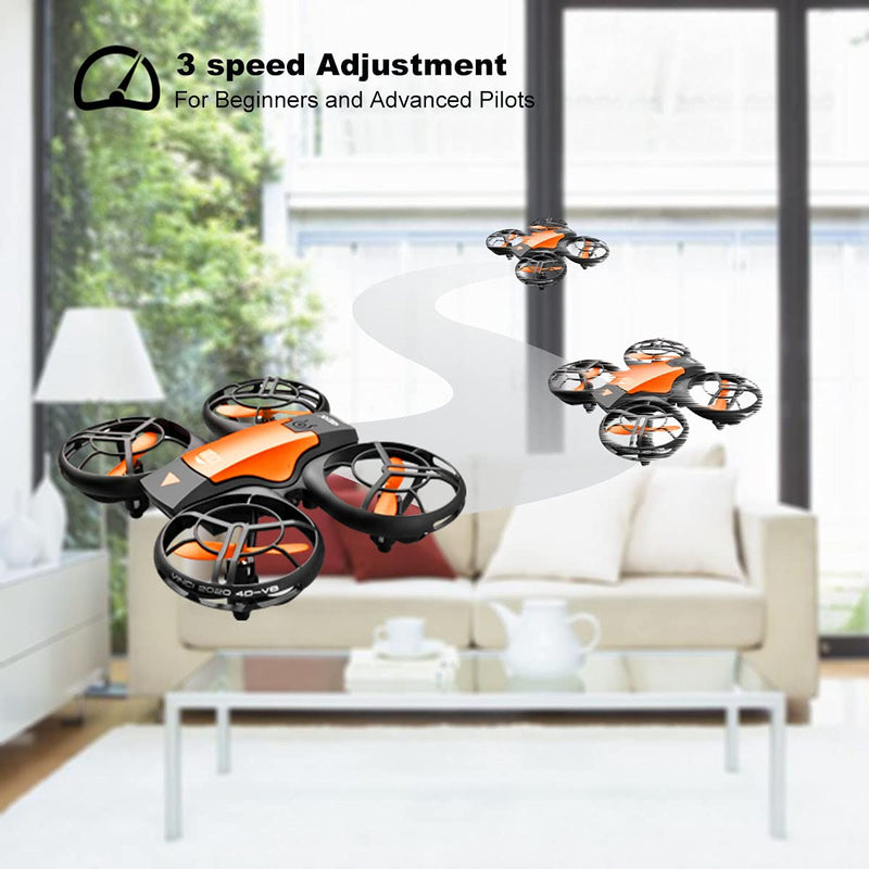 4DRC Mini Drone With 720P HD Camera For Kids, FPV 2.4G WiFi, Upgraded Propeller Guard, 3D Flip, Combat Mode, Induction Of Gravity, Altitude Hold, Headless Mode, One Key Take-Off/Landing, Toy Gift