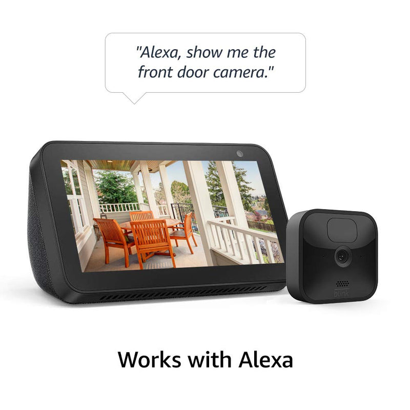 Blink Outdoor with two-year battery life | 4-Camera System + Blink Video Doorbell | HD Smart Security, motion detection, Alexa enabled, Blink Subscription Plan Free Trial