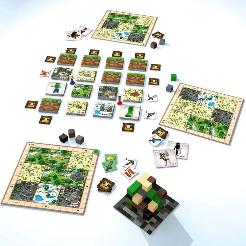 Ravensburger Minecraft Builders & Biomes Strategy Board Game for Kids & Adults Age 10 Years Up (Base Game) - 2 to 4 Players