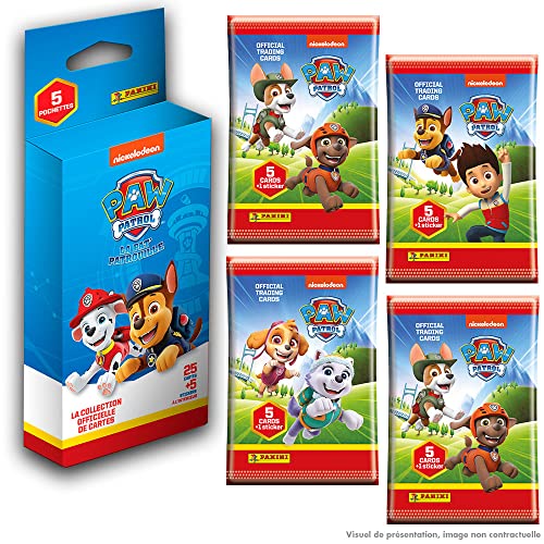 Panini Paw Patrol Trading Cards – Blister Pack of 5 004384KBF5