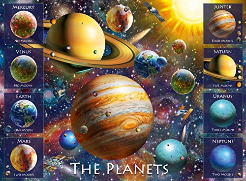 Ravensburger The Planets 100 Piece Jigsaw Puzzle with Extra Large Pieces for Kids Age 6 Years and Up