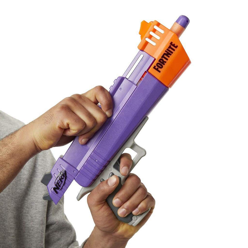 Nerf Fortnite HC-E Mega Dart Blaster – Includes 3 Official Nerf Mega Fortnite Darts – For Youth, Teens, Adults