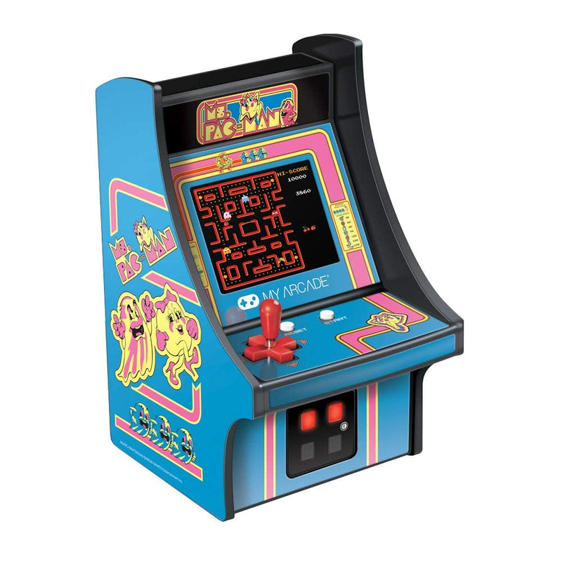 My Arcade MS. Pac-Man Collectible Micro Player Retro Arcade Machine - 6 Inch