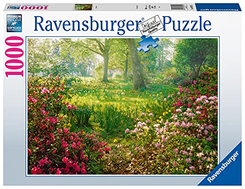 Ravensburger Springtime Garden 1000 Piece Jigsaw Puzzles for Adults & Kids Age 14 Years Up - Landscape Puzzle, Amazon Exclusive