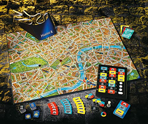 Ravensburger Scotland Yard Strategy Board Games for Families - Children & Adults Age 8 Years Up - 2 to 6 Players - Kids Gifts