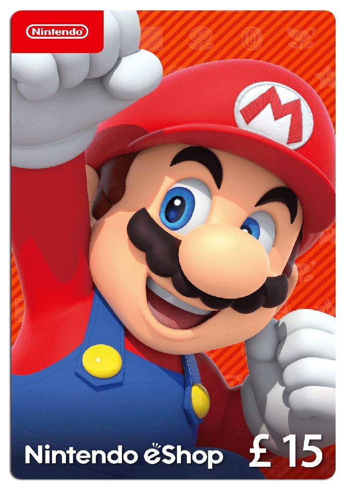 Nintendo eShop Card | 15 GBP voucher | Download Code | UK only | Switch