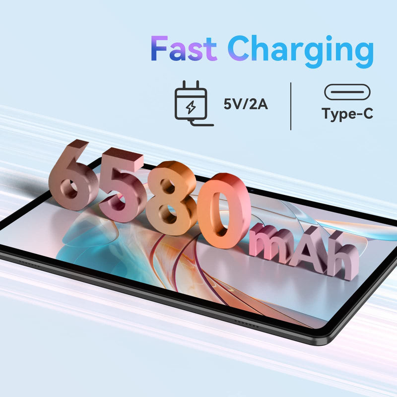 10 Inch Tablet Blackview Tab70WIFI Android 13 Tablets, WIFI 6 Tablet, 6+64GB/2TB, 6580mAh, 10W Fast Charging Android Tablet, Google GMS Certified, Bluetooth 5.0, Type C, 2 Years Warranty - 2024