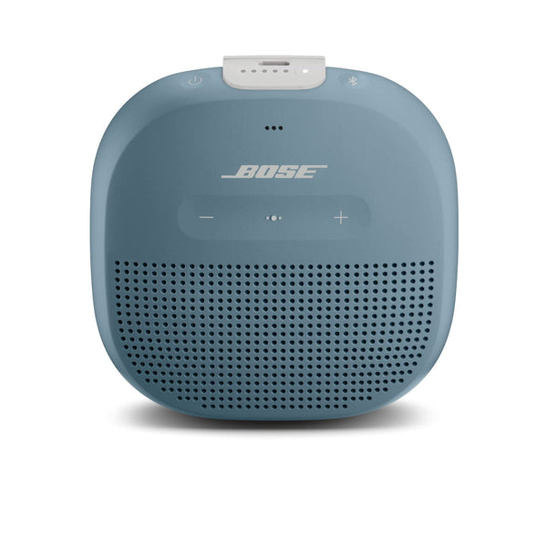 Bose SoundLink Micro Bluetooth Speaker: Small Portable Waterproof Speaker with Microphone, Stone Blue