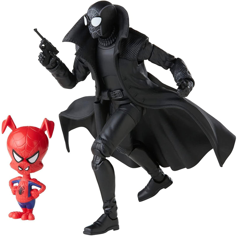 Marvel Hasbro Legends Series Spider-Man 60th Anniversary Spider-Man Noir and Spider-Ham 15 cm Action Figures, 2 Accessories, Multicolor (F3443)