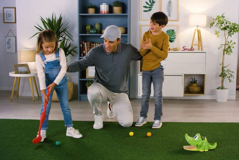 Gator Golf: The Fun Play-at-Home Mini Golf Game | Kids Interactive Action Golf Game | For 2-4 Players | Ages 3+