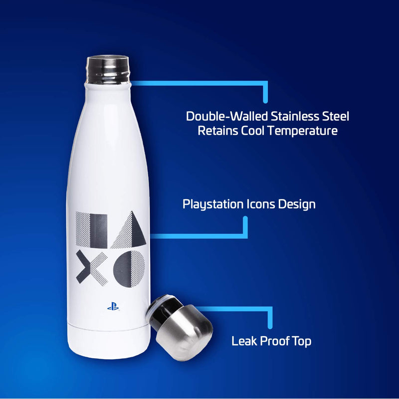 Playstation 5 500ml Stainless Steel Metal Water Bottle