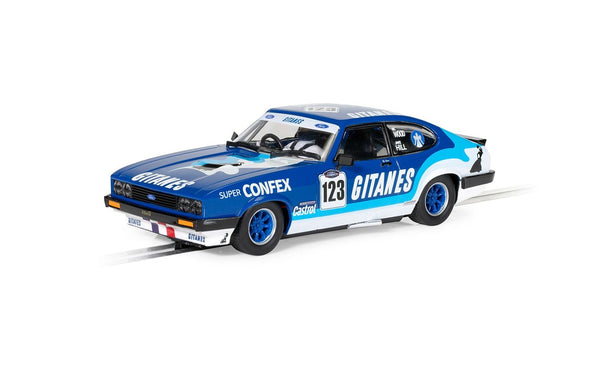 Scalextric Hornby Hobbies LTD C4402 Ford Capri Mk3-Gerry Marshall Trophy Winner 2021-Jake Hill Slot Classic Touring Cars, Blue, 1:32 Scale