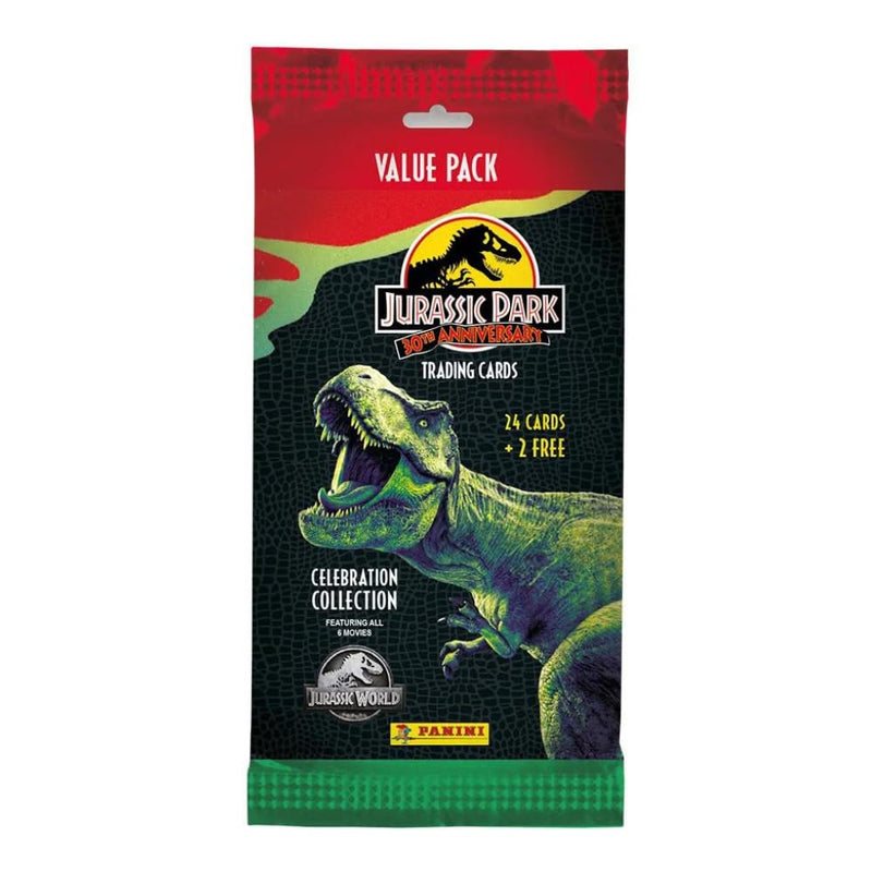 Panini Jurassic Park 30th Anniversary Trading Cards (Box of 10 Fat Packs)