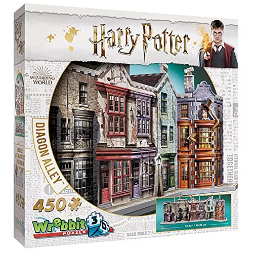 Wrebbit3D | Harry Potter: Diagon Alley (450pc) | 3D Puzzle | Ages 14+