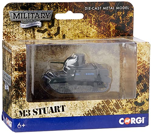 Corgi CS90641 MiM - M3 Stuart Tank Show Case,Black