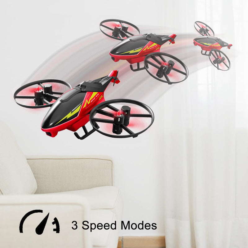 4DRC M3 Helicopter Mini Drone with 1080p Camera for Kids, Remote Control Quadcopter Toys Gifts for Boys Girls with FPV Live Video,3D Flips, Gestures Selfie, Altitude Hold, One Key Start, 2 Batteries