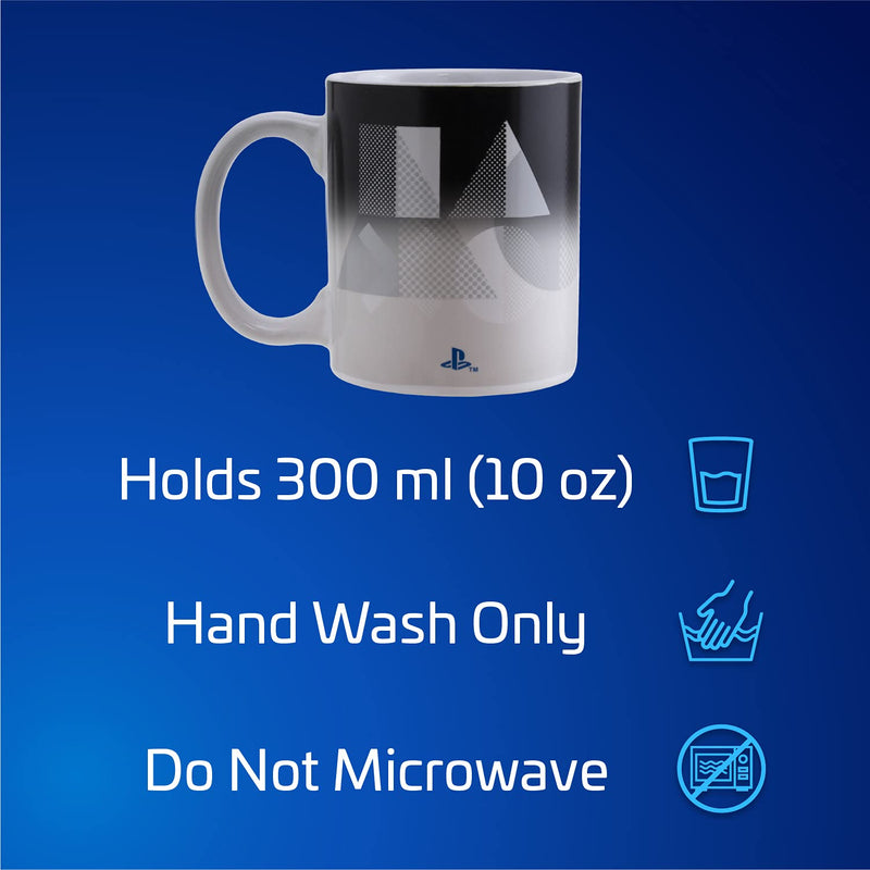 Paladone Playstation 5 Heat Change Synthetic Mug - Officially Licensed Merchandise, 300ml