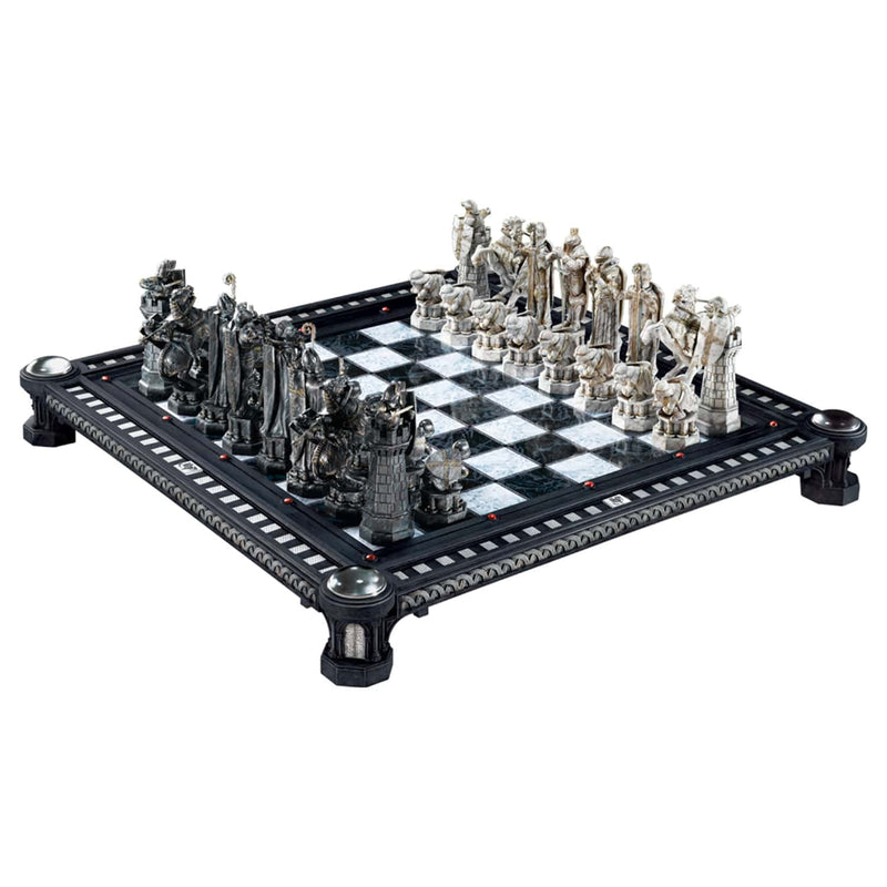 The Noble Collection Harry Potter The Final Challenge Chess Set - 20.5in (52cm) Chess Board - Officially Licensed Film Set Movie Props Replicas Gifts