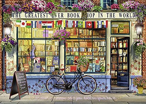 Ravensburger - The Greatest Bookshop 1000 Piece Jigsaw Puzzle for Adults and for Kids Age 12 and Up