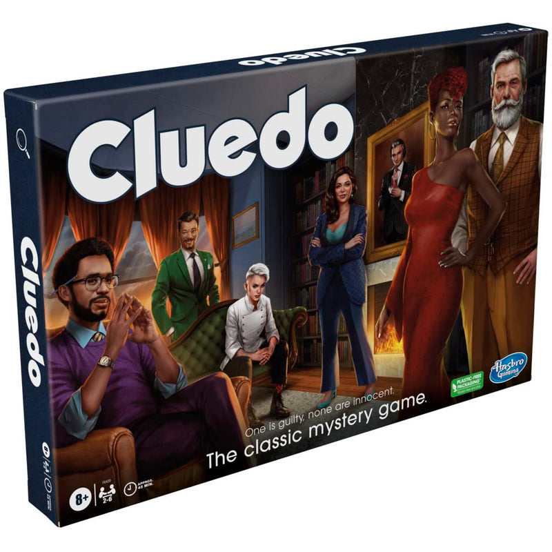 Hasbro Gaming Cluedo Board Game, Reimagined Cluedo Game for 2-6 Players, Mystery Games, Detective Games, Family Games for Kids and Adults