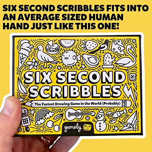 Six Second Scribbles: The frantically fast and fantastically fun drawing game | A family friendly party game for children, teens and adults (Six Second Scribbles)