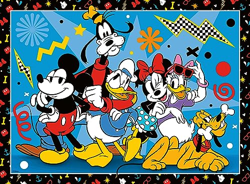 Ravensburger 13386 Disney Mickey Mouse Jigsaw Puzzle for Kids Age 9 Years Up-300 Pieces XXL, Black