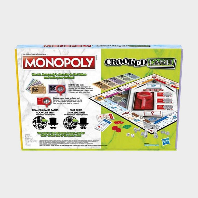 Monopoly Cash Decoder Board Game For Families and Kids Ages 8 and Up, Includes Mr. Monopoly's Decoder to Find Fakes, for 2-6 Players