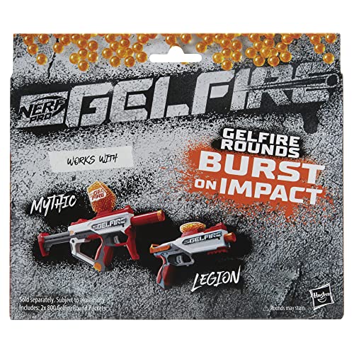 Nerf Pro Gelfire Round Refill, 1600 Hydrated Gelfire Rounds, Use With Nerf Pro Gelfire Blasters