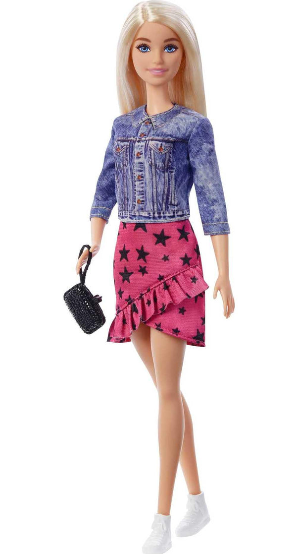 Barbie: Big City, Big Dreams Barbie “Malibu” Roberts Doll (Blonde, 11.5-in) Wearing Jacket, Skirt & Accessories, Gift for 3 to 7 Year Olds