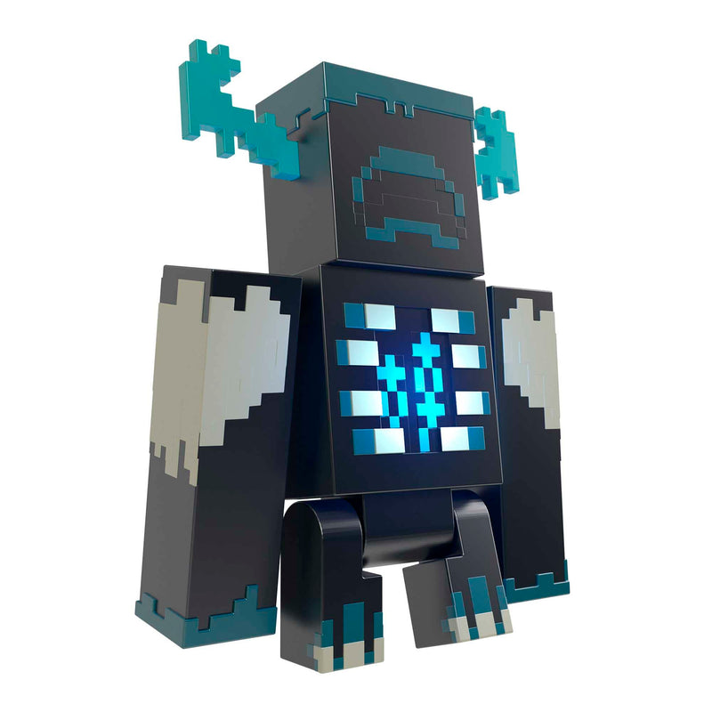 Mattel Minecraft Toys Warden Action Figure with Lights, Sounds and Accessories, Gift for Kids, HHK89