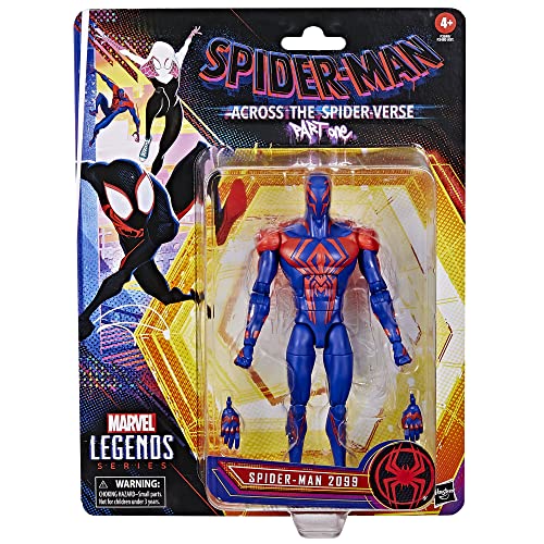 Marvel Hasbro Legends Series Spider-Man: Across the Spider-Verse (Part One) 2099 15-cm Action Figure, 2 Accessories