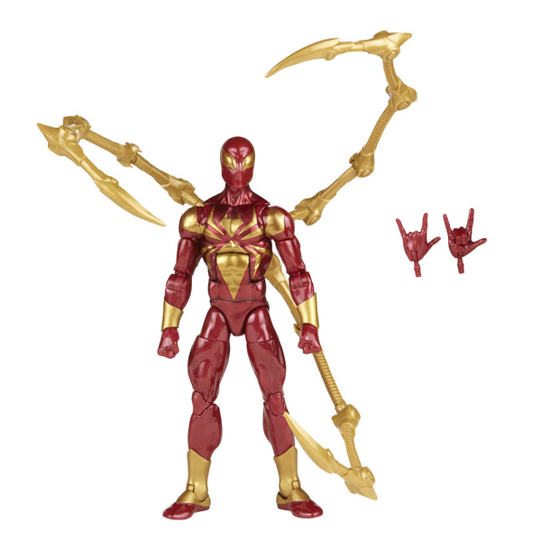 Marvel Hasbro Legends Series Spider-Man 15-cm Iron Spider Action Figure Toy, Includes 2 Accessories, Multicolor,F3455