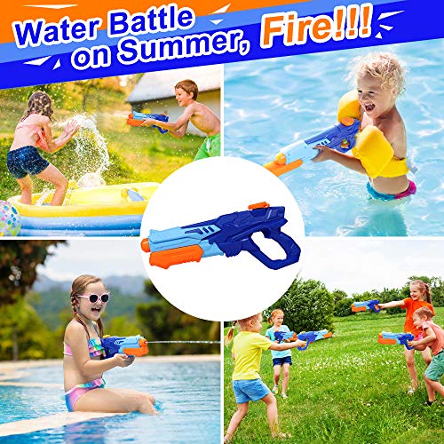 MOZOOSON Water Gun Toy for Kids, Powerful Water Pistol with 750ML Moisture Capacity | 26ft - 33ft Long Range Squirt Gun, Blaster Toy for Kids and Adults