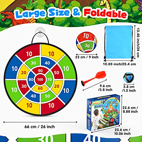 Garden Games for Kids, Kids Dart Board Set Garden Toys for 3-12 Year Old Boys Girls Gifts Age 4-10 Kids Outdoor Toys Gifts for 3-9 Year Old Boys Toys age 3-10 Outdoor Games for Kids Party Games