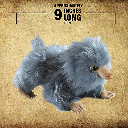 The Noble Collection Grey Baby Niffler Plush Officially Licensed 9in (23cm) Fantastic Beasts Toy Dolls Magical Creatures Plush - For Kids & Adults