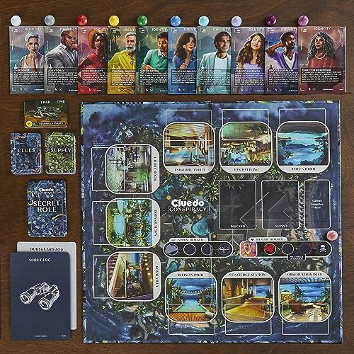 Cluedo Conspiracy Board Game for Adults and Teens