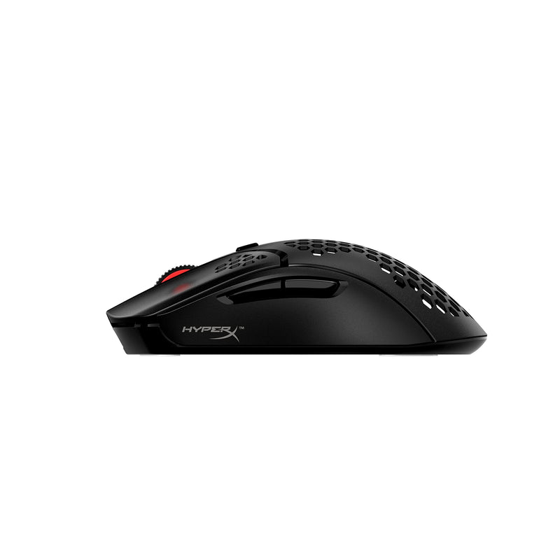 HyperX Pulsefire Haste – Wireless Gaming Mouse – Ultra Lightweight, 61g, 100 Hour Battery Life, 2.4Ghz Wireless, Honeycomb Shell, Hex Design, Up to 16000 DPI, 6 Programmable Buttons – Black and Red