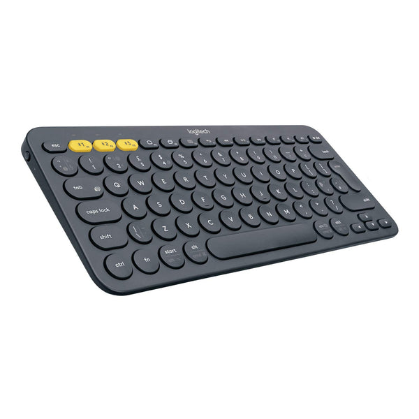 Logitech K380 Keyboard, QWERTY UK Layout - Black