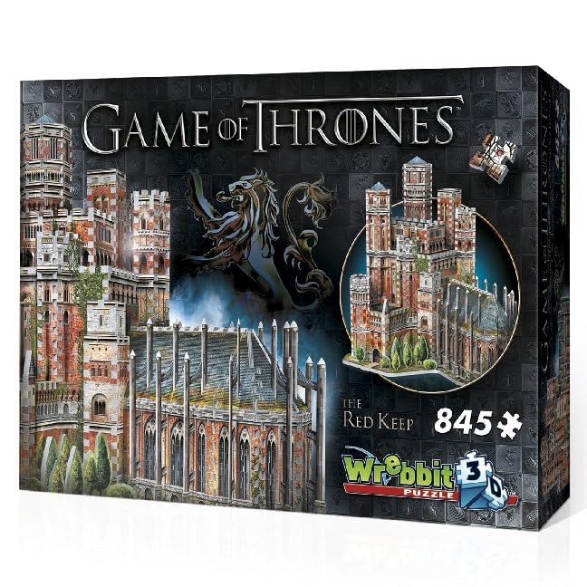 Wrebbit3D | Game of Thrones: Red Keep (845pc) | 3D Puzzle | Ages 14+
