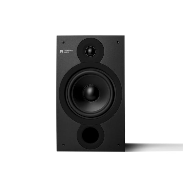 Cambridge Audio SX60 - Pair of Passive Wired Standmount Speakers for HiFi or Home Cinema System - Optimised for Smooth and Even Frequency Response - Matte Black