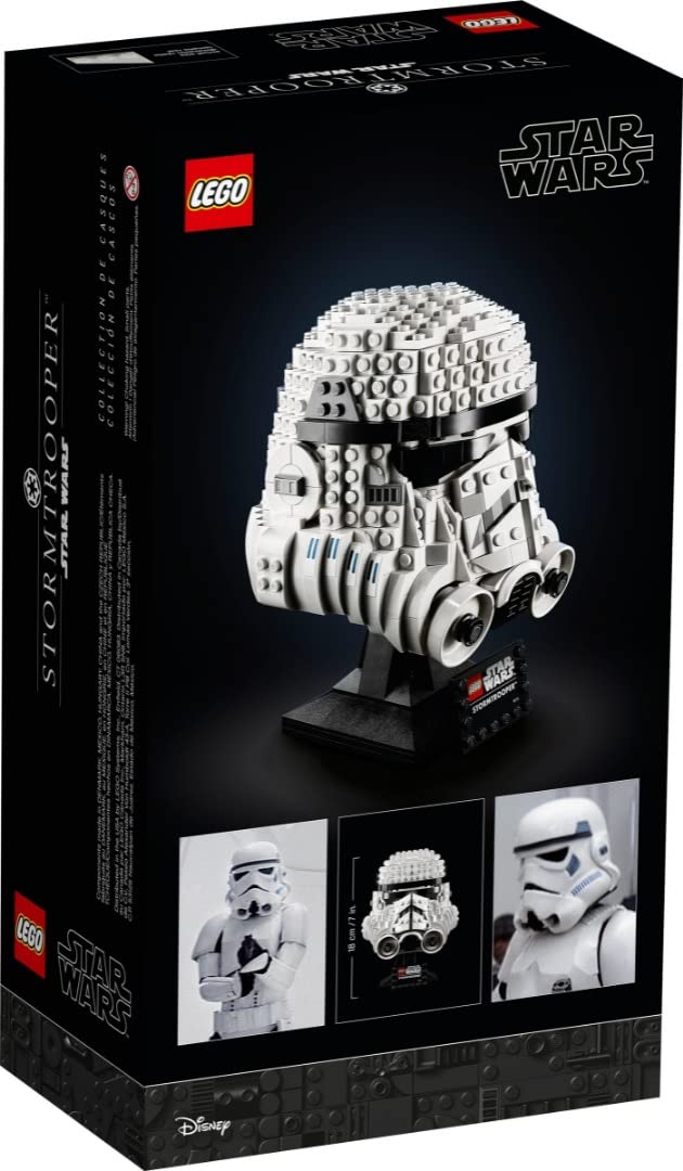 LEGO 75276 Star Wars Stormtrooper Helmet Display Building Set, Advanced Collectible Gift Model for Adults