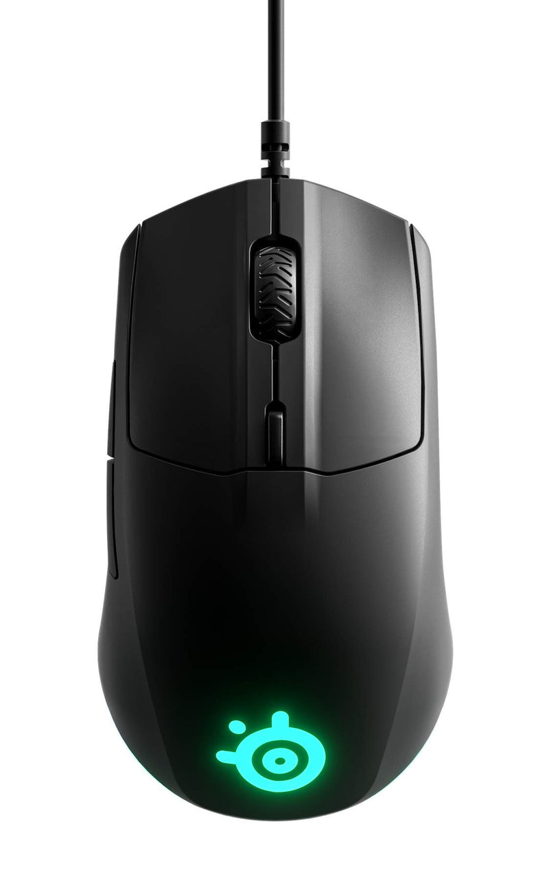 SteelSeries Rival 3 - Gaming Mouse - 8,500 CPI TrueMove Core Optical Sensor - 6 Programmable Buttons - Split Trigger Buttons - Black