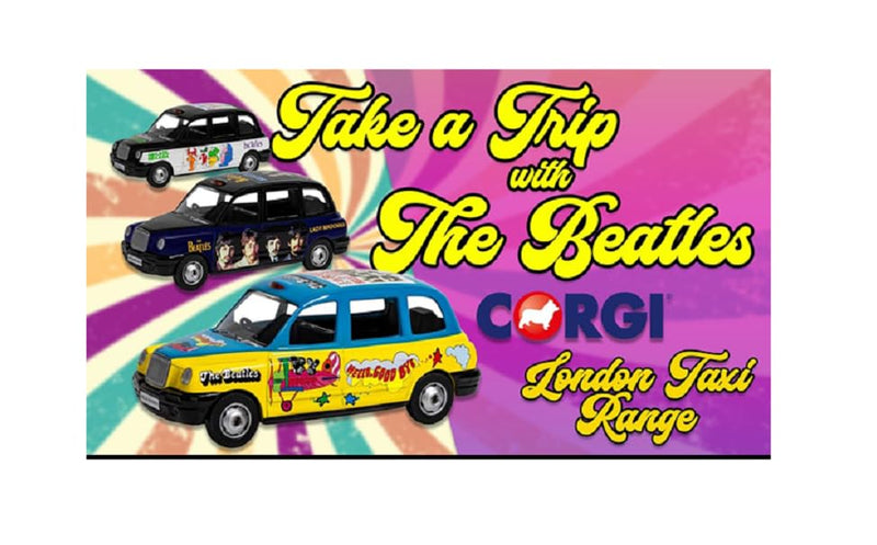 Corgi CC85930 EA The Beatles-London Taxi-'Hello, Goodbye', Multi Colour