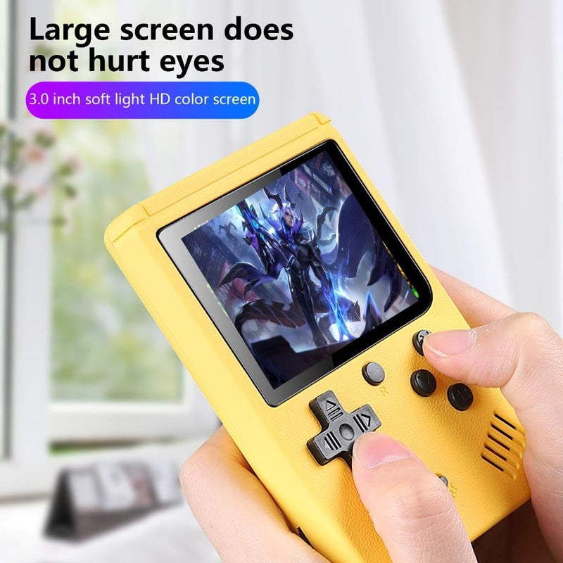 Handheld Games Console Portable Kids Handheld Mini Games Console with 500 Classic Retro Games Rechargeable Battery & 2.4-Inch Color Screen FC Handheld Games for Lovers Adults Kids Boys Best Gifts