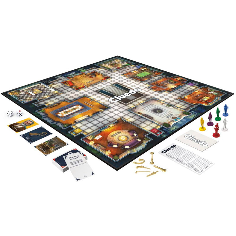 Hasbro Gaming Cluedo Board Game, Reimagined Cluedo Game for 2-6 Players, Mystery Games, Detective Games, Family Games for Kids and Adults